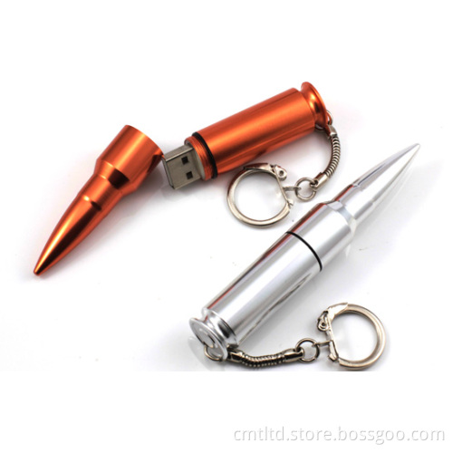 Metal Promotional Custom USB Flash Drive Bullet Cute Style (MT020)